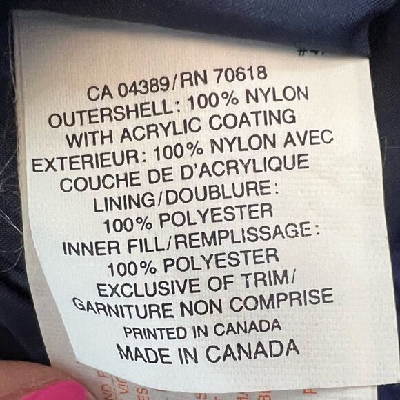 Purple Elastic Waist and Bottom Nylon Warm Ski Snow Pant 10 - Picture 9 of 10